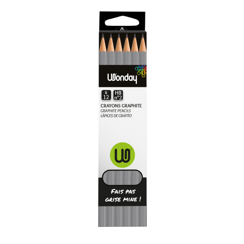 Crayons noirs standards