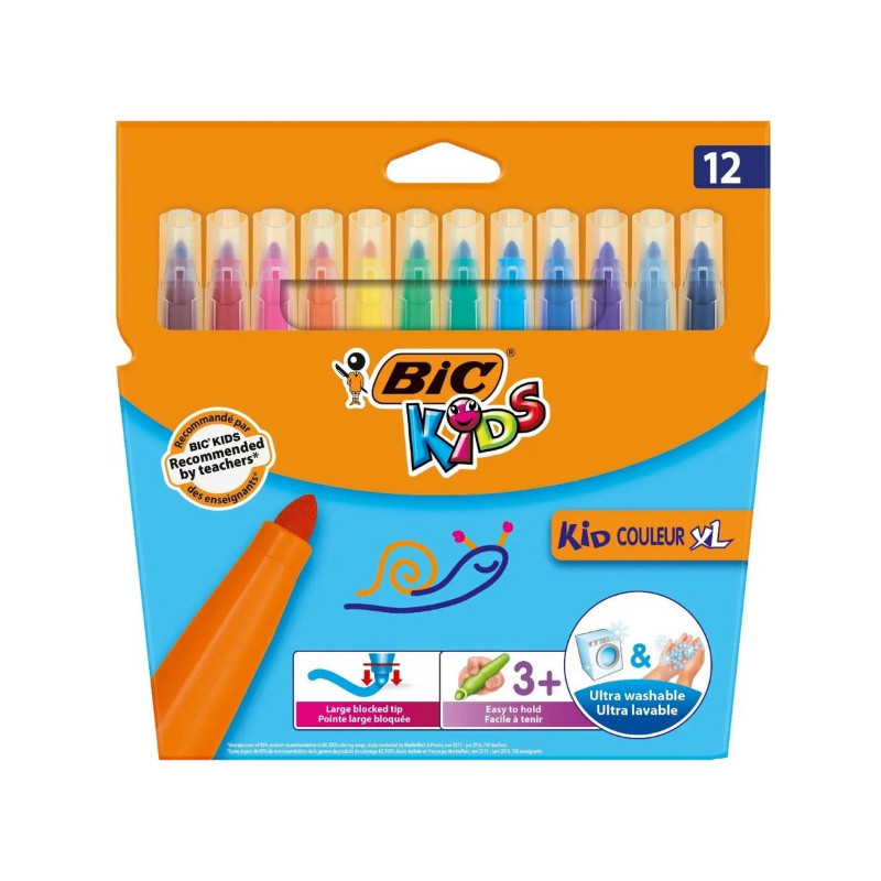 Feutres pointe extra-large Kid couleur XL Feutres pointe extra-large Kid couleur XL