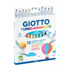 Feutres pointe moyenne Giotto Turbo Advanced