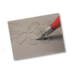 Plaque de linogravure
