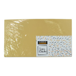 Plaque de gomme