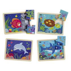Puzzles animaux de la mer