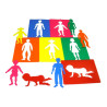 Pochoirs la famille