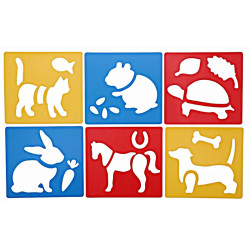 Pochoirs les animaux domestiques
