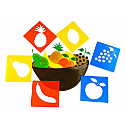 Pochoirs les fruits