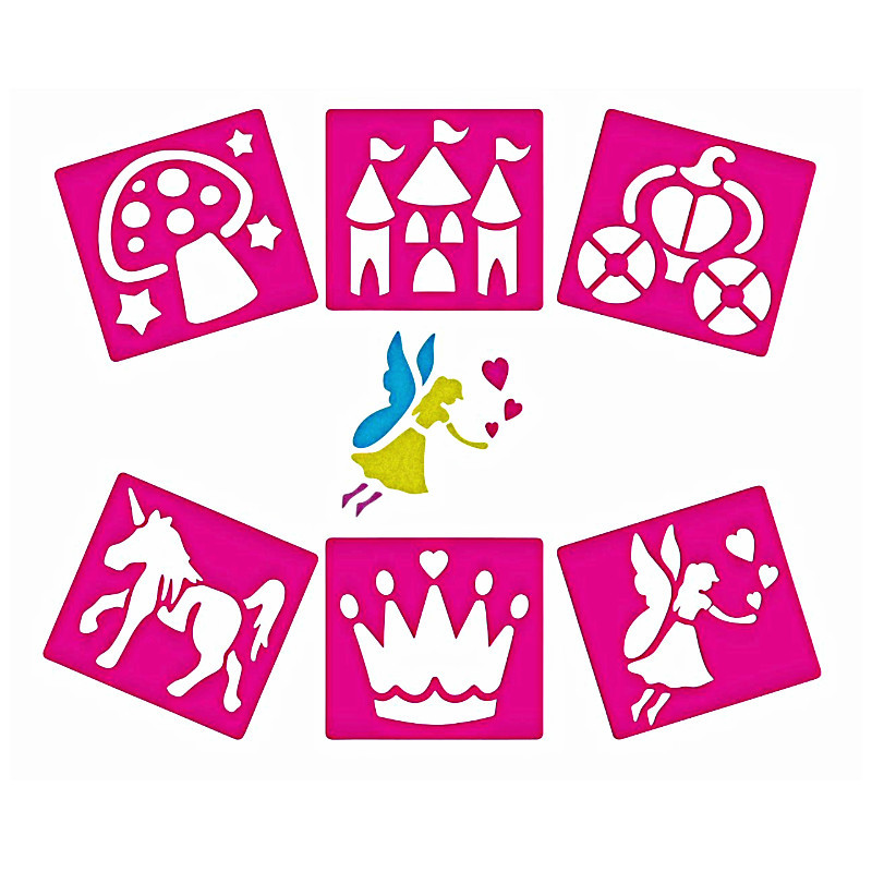 Pochoirs princesse