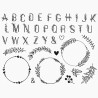 Stamp Alphabet & Couronnes
