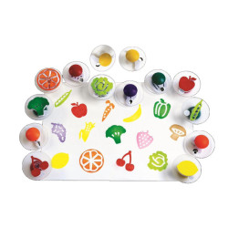 Tampons fruits et légumes