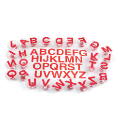Tampons géants alphabet