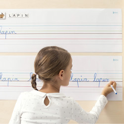 Bande lignée magnétique repositionnable