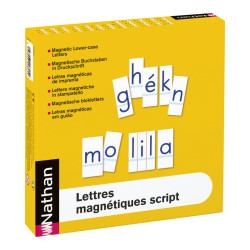 Lettres magnétiques script