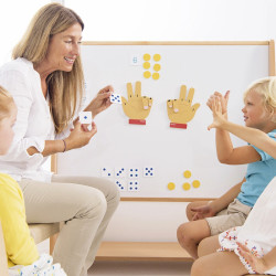 Mains magnétiques pour compter