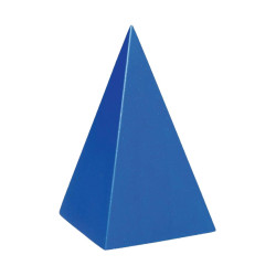 Solides géométriques bleus