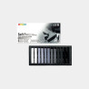 Pastels tendres camaïeu de gris