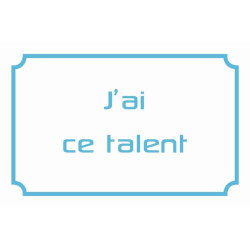 Découvrons nos talents