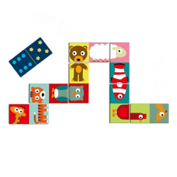 Domino animo-puzzle