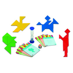 4 Tangrams en bois