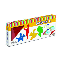 4 Tangrams en bois