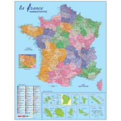 Carte France administrative