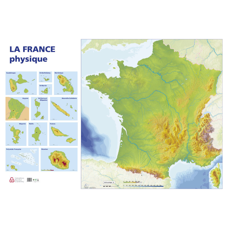 Carte France physique Carte France physique