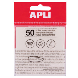 Apli-notes transparentes