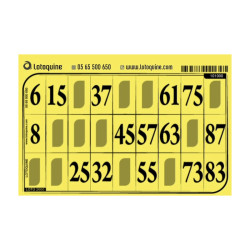 Cartons de loto