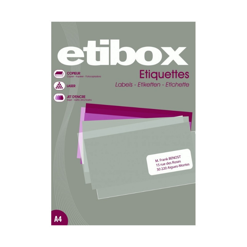 Etiquettes Etibox