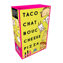 Taco chat bouc cheese pizza