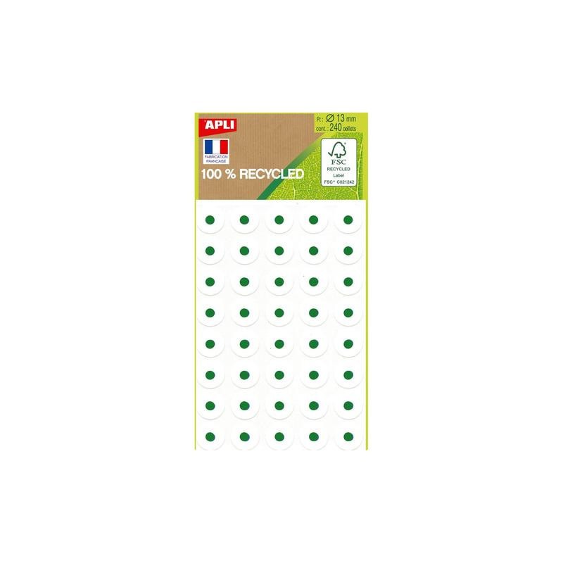 Œillets recyclés