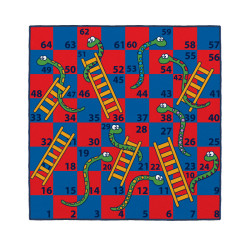 Tapis jeu de l’échelle géant