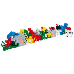 Puzzle animaux lettres & nombres