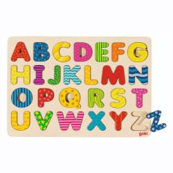 Puzzle ABC multicolore