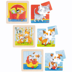 Puzzles bébés animaux