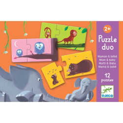 Puzzle duo maman et son bébé
