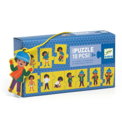Puzzle Frise je m’habille