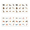 Gommettes familles d'animaux