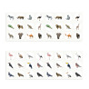 Gommettes familles d'animaux
