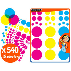 Gommettes chromatiques
