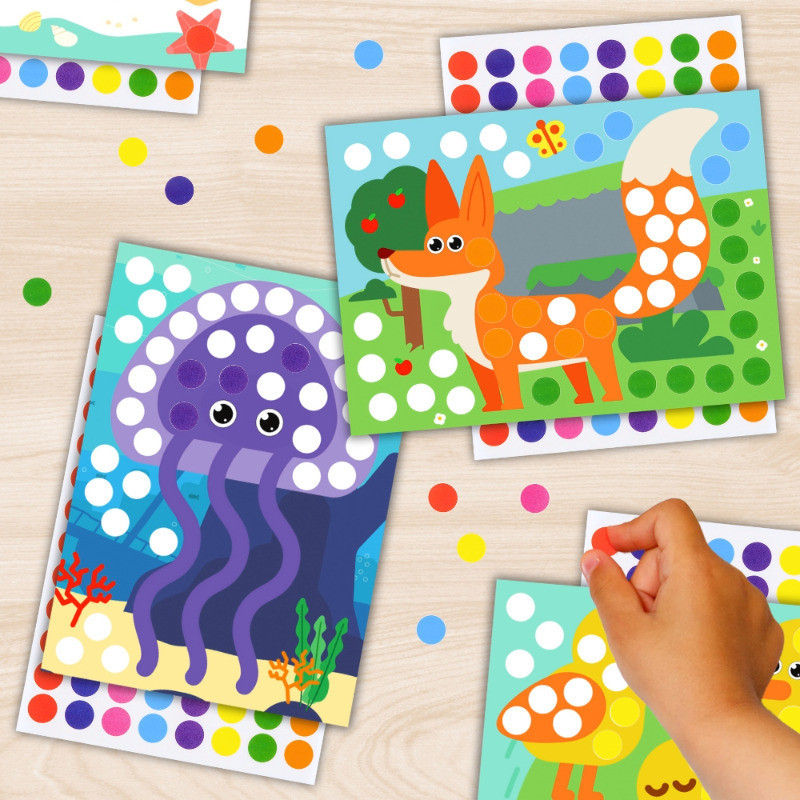 Atelier gommettes animaux Atelier gommettes animaux