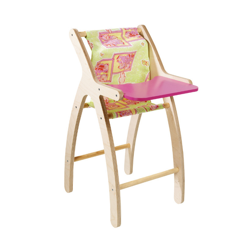 Chaise haute en bois Chaise haute en bois