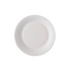 Assiettes blanches en carton