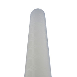 Nappes damassées blanches