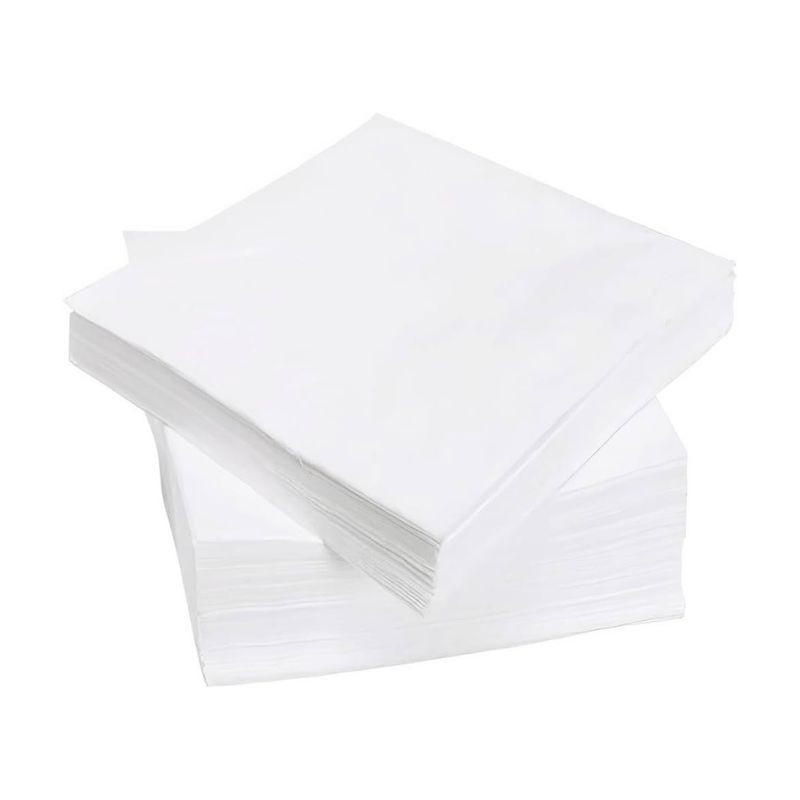 Serviettes en papier blanches