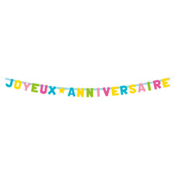 Guirlande joyeux anniversaire