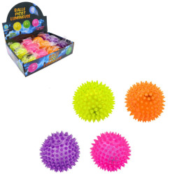Balle picots lumineuse