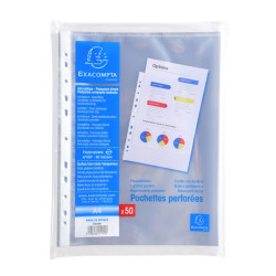 Pochettes perforées lisse