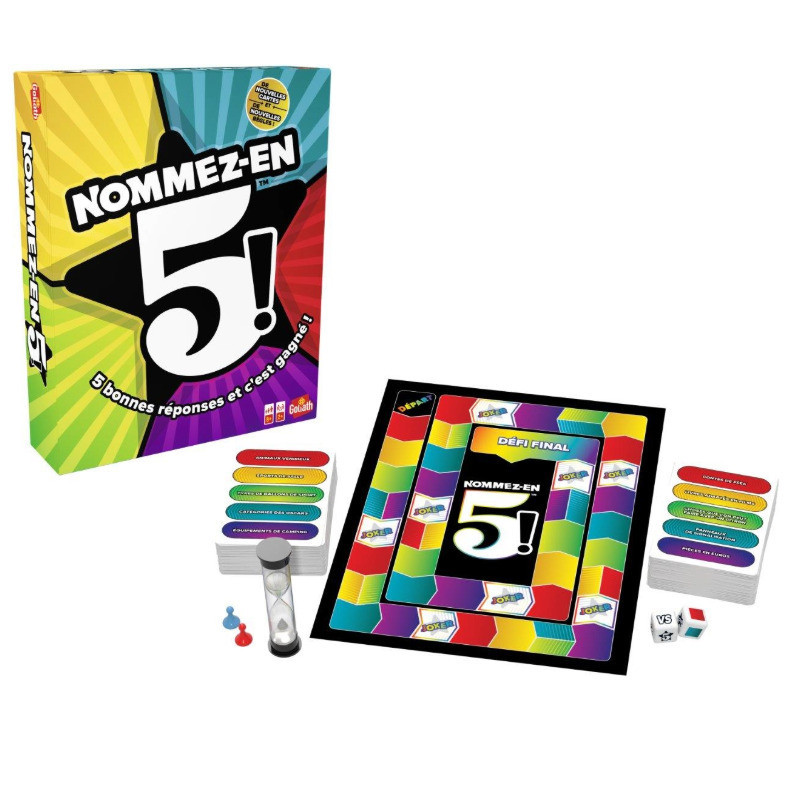 Nommez en 5 Nommez en 5