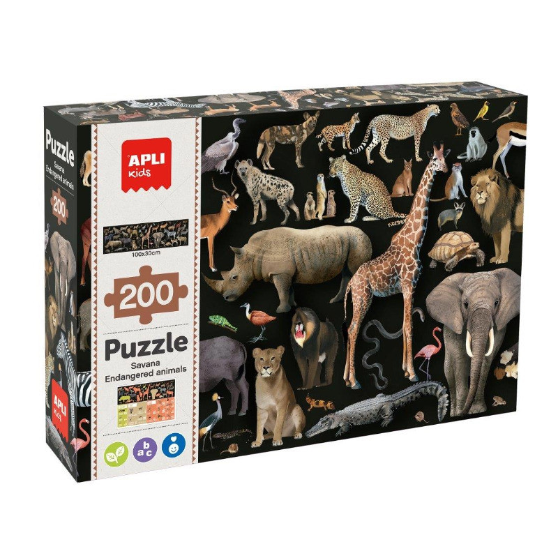 Puzzle animaux menacés Puzzle animaux menacés