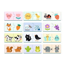 Puzzle duo couleurs