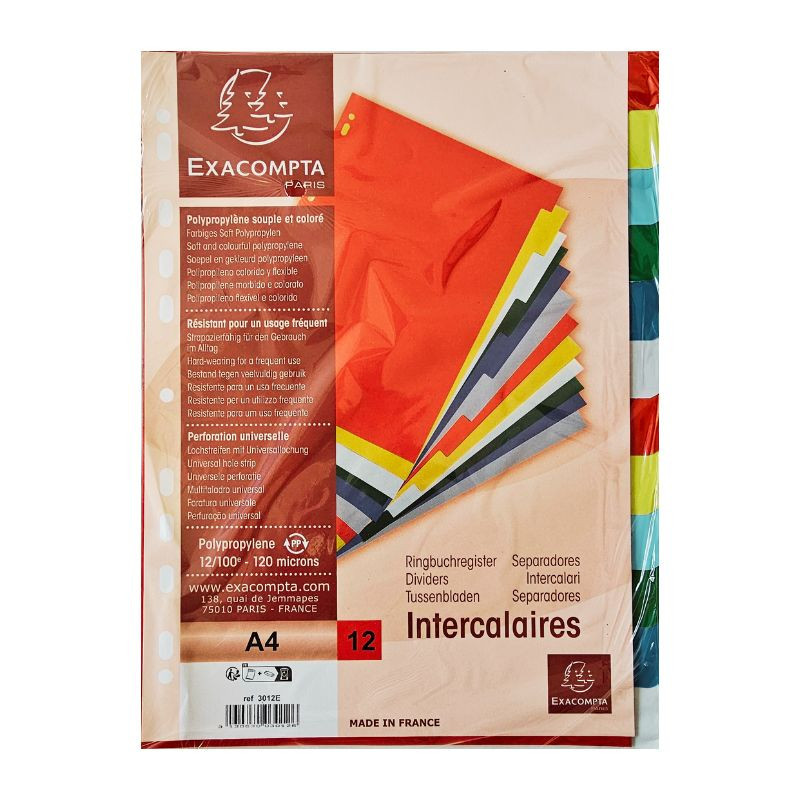 Intercalaires A4